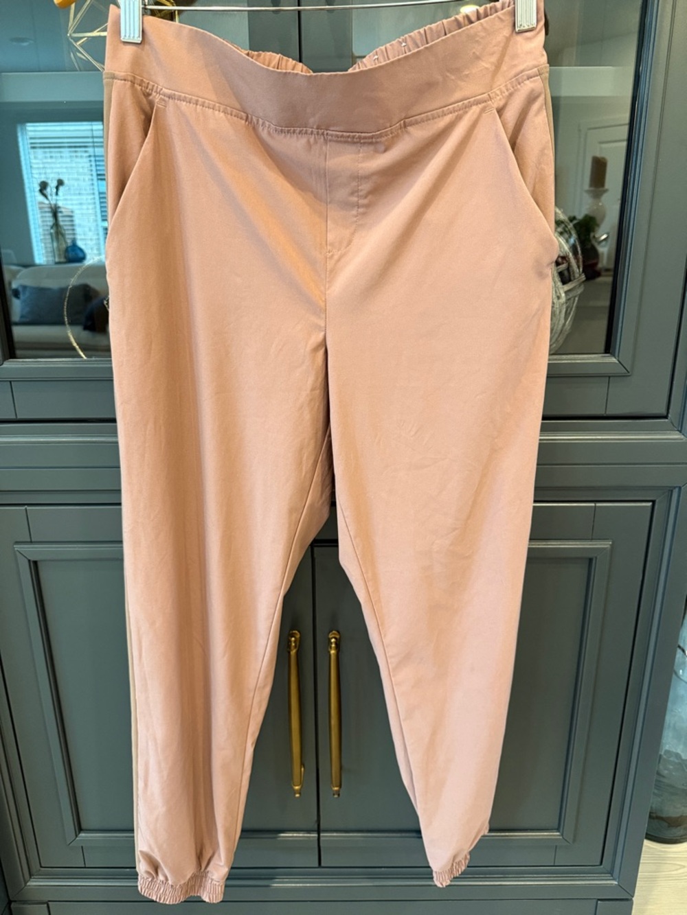 Ezy Wear by CH 1 Pull-On Track Joggers-mauve color.